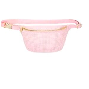 Stoney clover lane pink tweed fanny pack
